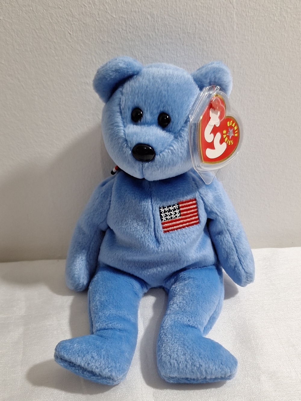 AMERICA Bear TY Beanie Babiea